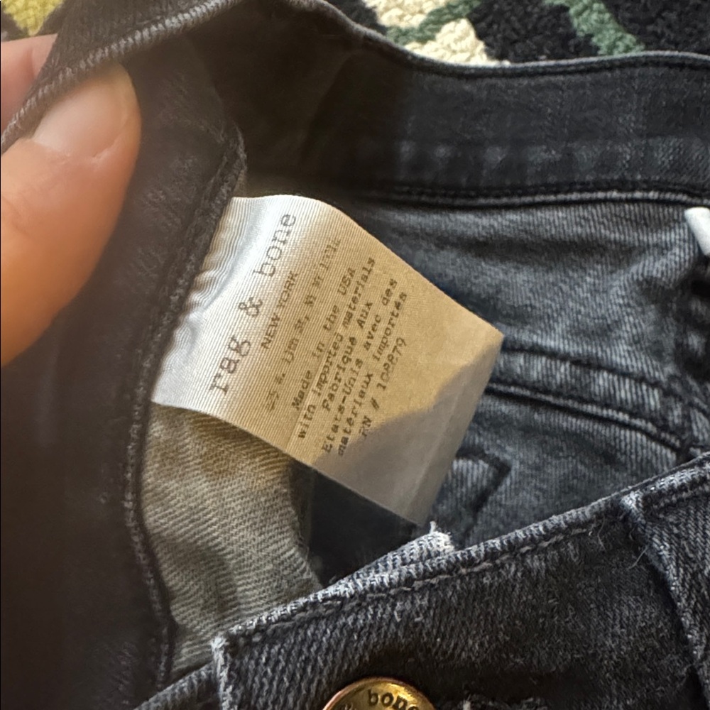Rag & Bone Dark Wash Skinny Jeans - Picture 4 of 6
